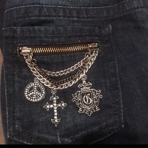 Guess Jeans with silver embroidery